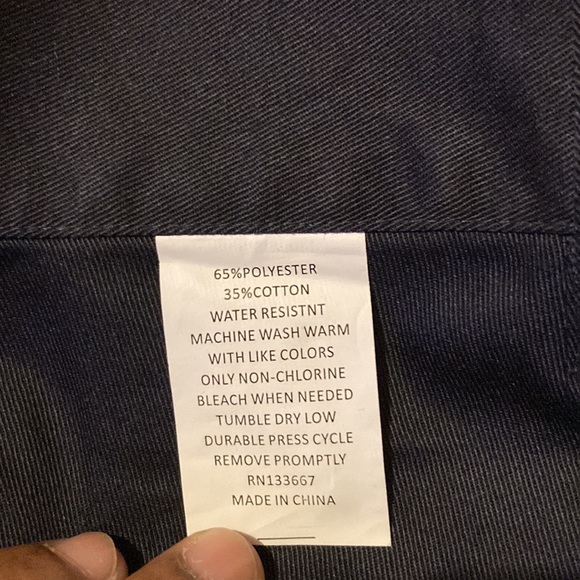 Blue work pants size 40 brand new never worn waterproof - Picture 5 of 5